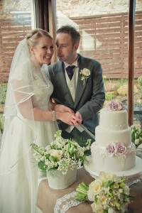 Cutting the cake